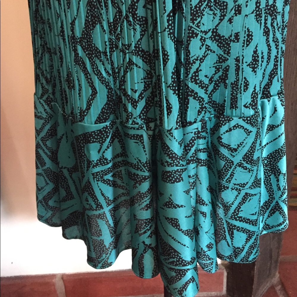 Vintage Joni Blair of California Dress w/ Belt - Picture 3 of 11